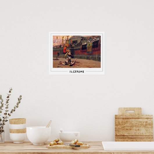 Jean-Léon Gérôme Zedign Art Poster #84 (Küche)