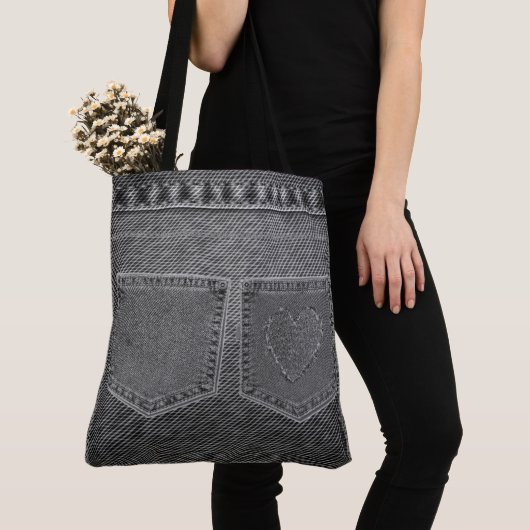 Jean Look 'Black & White' Carry all Tasche (Von Nahem)