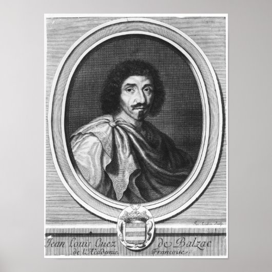 Jean Louis Guez de Balzac Poster (Vorne)