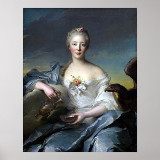 Jean-Marc Nattier Madame Le Fèvre de Caumartin Poster (Vorne)