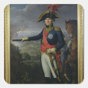 Jean Mathieu Philibert Serurier Comte d'Empire Quadratischer Aufkleber