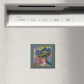 Jean Metzinger Frau in Hat Artwork Magnet (In Situ (Geschirrspüler))