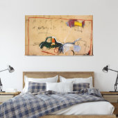 Jean Michel Basquiat Gemälde Leinwanddruck (Insitu (Schlafzimmer))