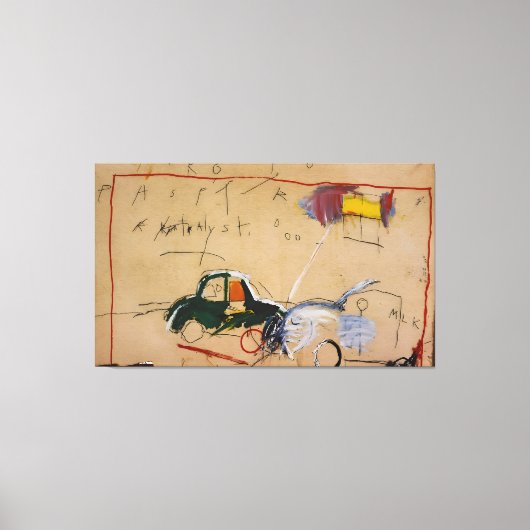 Jean Michel Basquiat Gemälde Leinwanddruck (Vorderseite)
