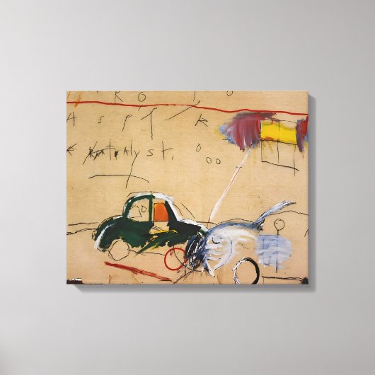 Jean Michel Basquiat Gemälde Leinwanddruck (Vorderseite)
