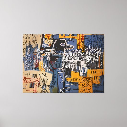 Jean Michel Basquiat Gemälde Leinwanddruck (Vorderseite)