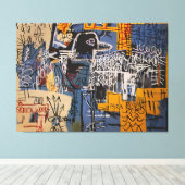 Jean Michel Basquiat Gemälde Leinwanddruck (Insitu (Holzboden))