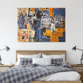 Jean Michel Basquiat Gemälde Leinwanddruck (Insitu (Schlafzimmer))