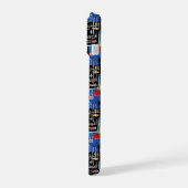 Jean-Michel Basquiat Inspired 7 iPhone 15 Hülle (Linke Seite)