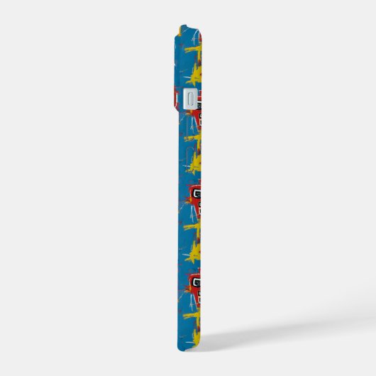 Jean-Michel Basquiat Inspired 9 iPhone 15 Hülle (Linke Seite)