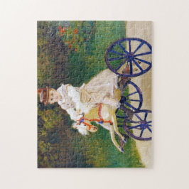 Jean Monet auf einem mechanischen Pferd Claude Puzzle