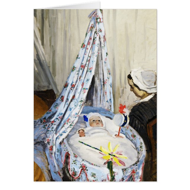 Jean Monet in der Wiege Claude Monet cool, (Vorne)