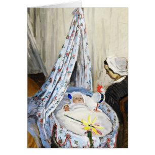 Jean Monet in der Wiege Claude Monet cool, alt,