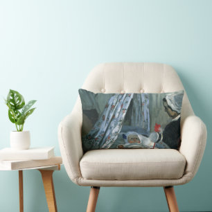 Jean Monet in seiner Wiege von Claude Monet Lendenkissen
