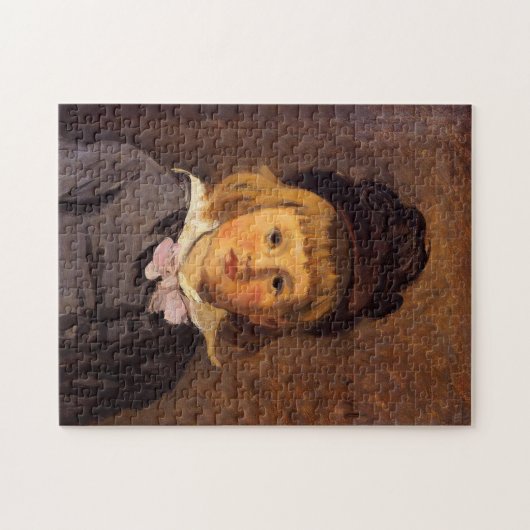 Jean Monet mit Pompom Monet Fine Art Puzzle (Horizontal)