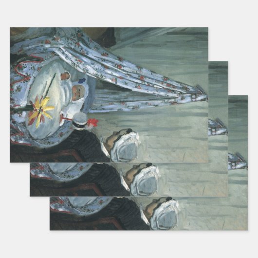 Jean Monet von Claude Monet in Seiner Wiege Geschenkpapier Set (Set)