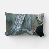 Jean Monet von Claude Monet in Seiner Wiege Lendenkissen (Rückseite)