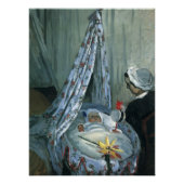 Jean Monet von Claude Monet in Seiner Wiege Poster (Vorderseite)