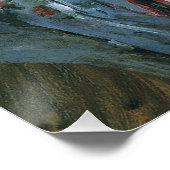 Jean Monet von Claude Monet in Seiner Wiege Poster (Ecke)