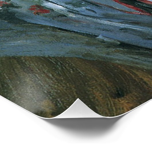 Jean Monet von Claude Monet in Seiner Wiege Poster (Ecke)