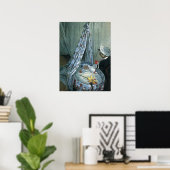 Jean Monet von Claude Monet in Seiner Wiege Poster (Heimbüro)