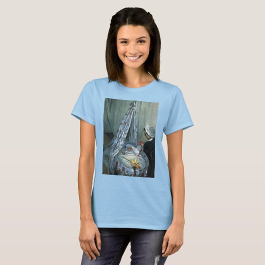 Jean Monet von Claude Monet in Seiner Wiege T-Shirt (Vorne ganz)
