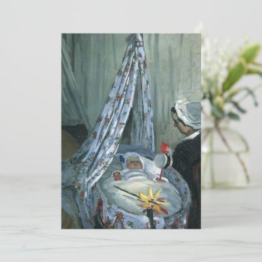 Jean Monet von Claude Monet Invite in Seiner Wiege (Stehend Vorderseite)
