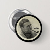 Jean-Paul Sartre Button (Vorne & Hinten)