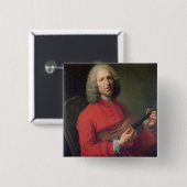 Jean-Philippe Rameau mit einer Violine Button (Vorne & Hinten)