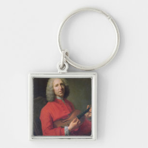 Jean-Philippe Rameau mit einer Violine Schlüsselanhänger
