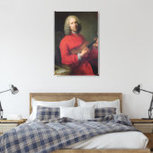 Jean-Philippe Rameau mit Violine Leinwanddruck (Insitu (Schlafzimmer))