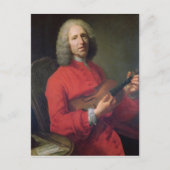 Jean-Philippe Rameau with a Violin Postkarte (Vorderseite)