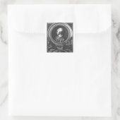 Jean-Pierre Claris de Florian Quadratischer Aufkleber (Tasche)