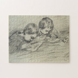 Jean-Pierre Hoschedé & Michel Zeichnend Monet Fine Puzzle