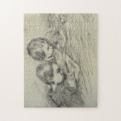 Jean-Pierre Hoschedé & Michel Zeichnend Monet Fine Puzzle (Vertikal)