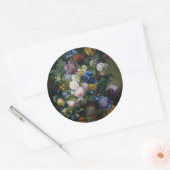 Jean-Pierre-Xavier Bidauld still life with Tulips Runder Aufkleber (Umschlag)