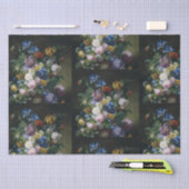 Jean-Pierre-Xavier Bidauld still life with Tulips Seidenpapier (Handwerk)