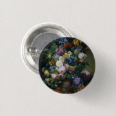 Jean-Pierre-Xavier Bidauld Stillleben mit Tulpen Button (Vorne & Hinten)