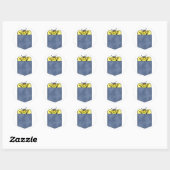 Jean Pocket Bumble Bee Runder Aufkleber (Blatt)