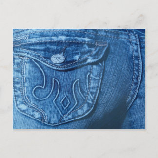 Jean Pocket Post Card Postkarte
