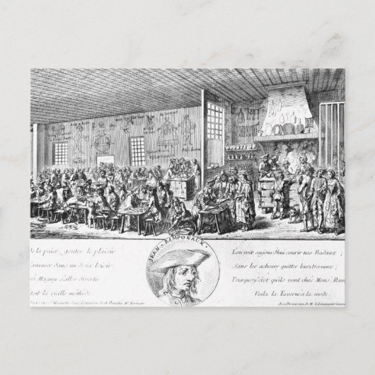 Jean Ramponneau's Tavern Postkarte (Vorderseite)