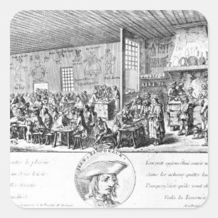 Jean Ramponneau's Tavern Quadratischer Aufkleber