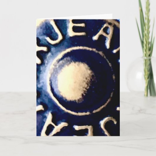 Jean’s Button Karte (Vorderseite)
