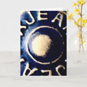 Jean’s Button Karte (Gelbe Blume)