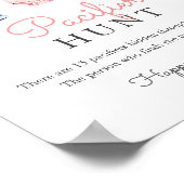 Jean Schnuller Hunt Baby Showingzeichen Poster (Ecke)