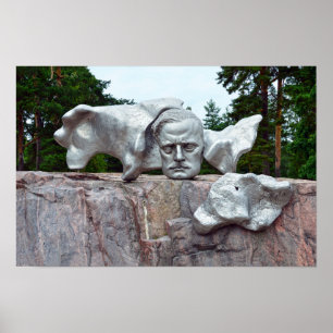 Jean-Sibelius-Skulptur, Helsinki, Finnland Poster