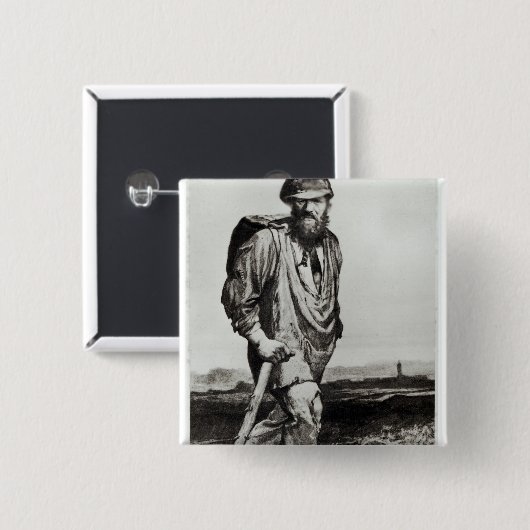 Jean Valjean Button (Vorne & Hinten)