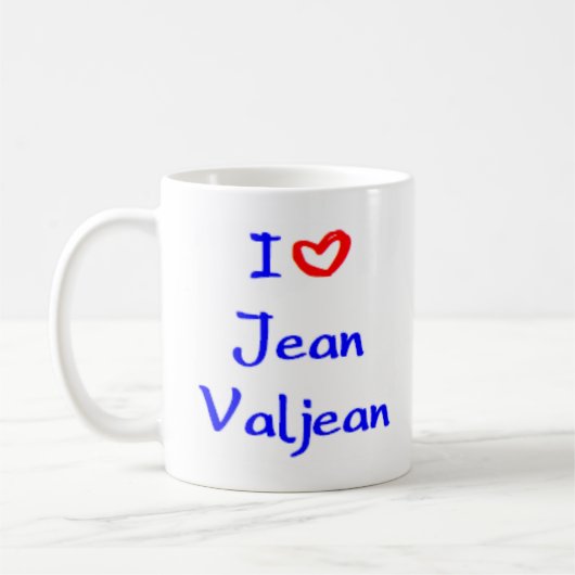 Jean Valjean Kaffeetasse (Links)