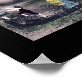 JEAN Vintag Alphabet Letter Name Art Poster (Ecke)