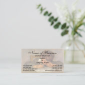 Jean Zeichnend von Pierre Auguste Renoir Visitenkarte (Stehend Vorderseite)